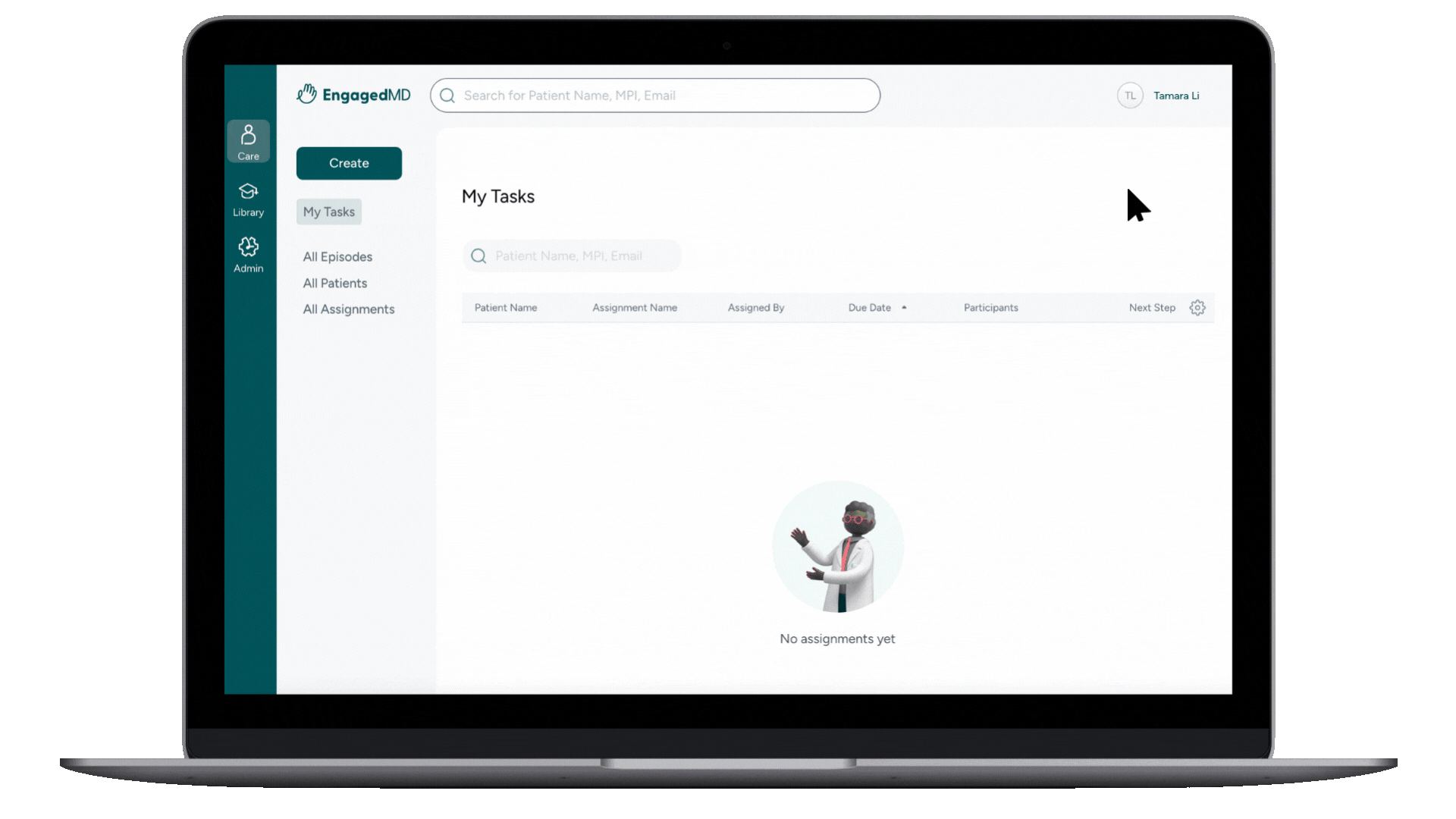 How do I add staff members to the clinic portal (1).gif